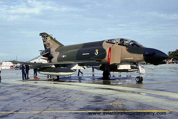 USAF 31 TFW 308 TFS McDonnell F-4D Phantom 66-7635/ZF (1980)
