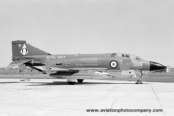 Royal Navy 892 Squadron McDonnell F-4K Phantom FG.1 XT867/R005 at Lossiemouth (1977)