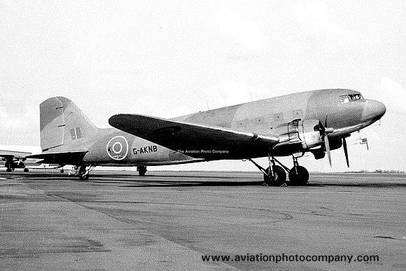 British Civil Douglas C-47 Dakota G-AKNB (1976)