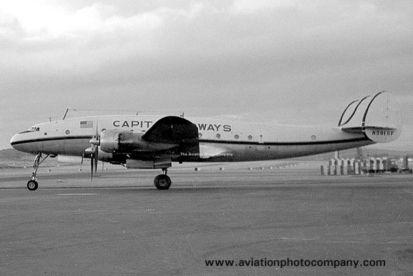 Capitol Airways Lockheed L-749A Constellation N9816F