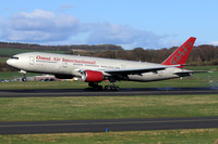Omni Air International Boeing 777-2U8ER N819AX at Prestwick (2024)