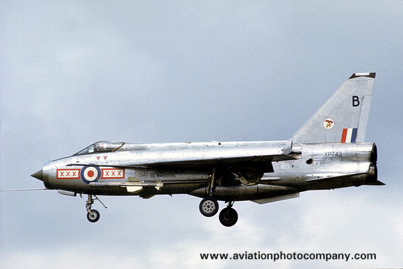 RAF 29 Squadron English Electric Lightning F.3 XP743/B