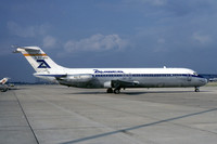 Aviaco Douglas DC-9-32 EC-BIU at Heathrow (1979)