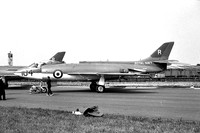 Royal Navy 800 Squadron Supermarine Scimitar F.1 XD246/R104 (1961)