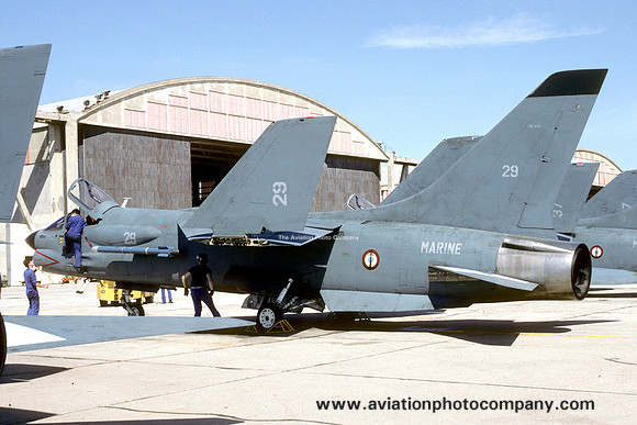 French Navy 12F Chance F-8E Crusader 29 (1987)
