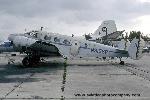 George T Baker Aviation School Beech 18 N9156R (1980)