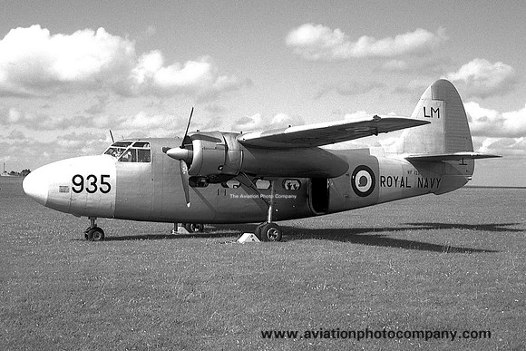 Royal Navy Lossiemouth Station Flight Hunting Sea Prince C.1 WF125 (1962)
