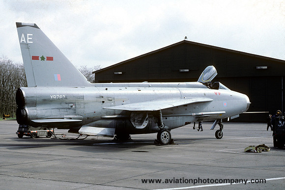 RAF 5 Squadron English Electric Lightning F.6 XR763/AE (1983)