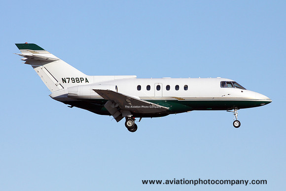 Hawker 800 N798PA at Anchorage (2016)