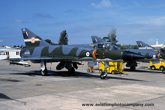 RAAF 77 Squadron Dassault Mirage 3OA A3-80 (1981)