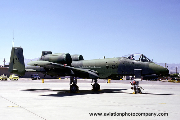 USAF 57 TTW Fairchild A-10A Thunderbolt 75-0297/WA at Nellis AFB (1979)