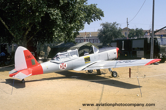 Portuguese Air Force OGMA DHC-1 Chipmunk 1367 (1987)