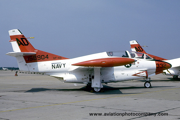 US Navy VF-43 North American T-2C Buckeye 158904/AD-332 (1980)