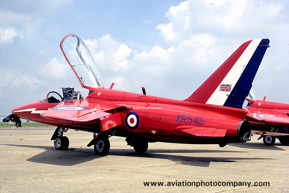 RAF Red Arrows Folland Gnat T.1 XR545 (1970)
