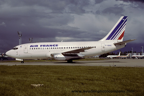 Air France Boeing 737-200 F-GBYG (1984)