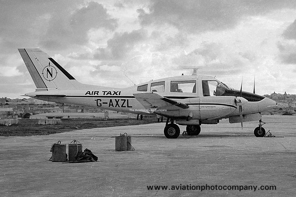 Northern Air Taxi Beagle 206 G-AXZL at RAF Luqa