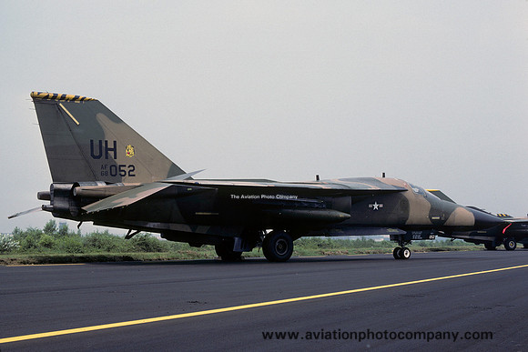USAF 20 TFW 53 TFS General Dynamics F-111E Aardvark 68-0052/UH (1988)
