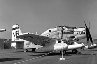 US Navy VAW-13 Douglas EA-1F Skyraider 134994/VR-706 (1967)
