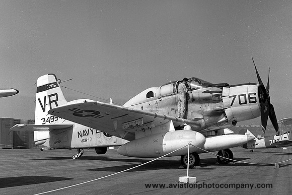 US Navy VAW-13 Douglas EA-1F Skyraider 134994/VR-706 (1967)