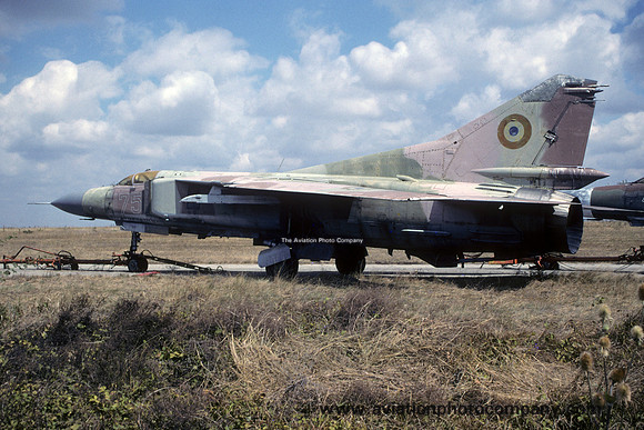 Romanian Air Force Mikoyan MiG-23MF 175 stored at Timisoara (2003)