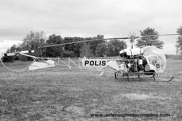 Swedish Police Bell 47G SE-HPA (1976)