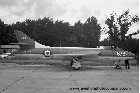 Royal Navy 764 Squadron Hawker Hunter GA.11 WT711/LM678