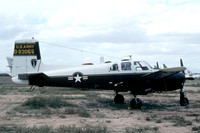 US Army Beech U-8G 58-3055 at MASDC Davis Monthan (1978)