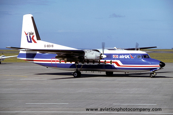 Air UK Fokker F-27-200 G-BDVS (1981)