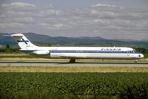 Finnair Douglas DC-9-51 OH-LYP (1988)