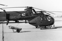 US Army Hughes OH-6A Cayuse 68-17230 at Edwards AFB (1974)