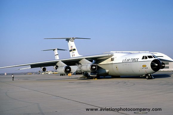 USAF 63 MAW Lockheed C-141A Starlifter 64-0614 at the Edwards AFB Open House (1980)