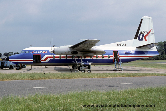 Air UK Fokker F-27-100 Friendship G-BLFJ (1984)