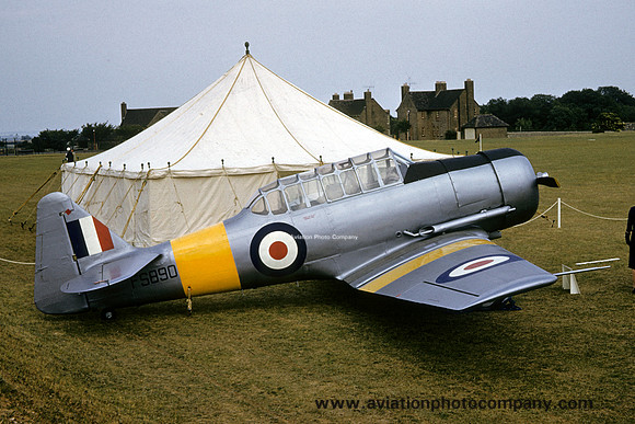 RAF North American Harvard T.2 FS890 at Little Rissington (1962)