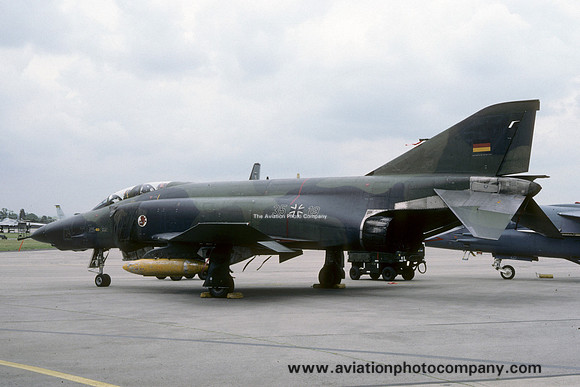 German Air Force AKG51 McDonnell RF-4E Phantom 35+19 at IAT Fairford (1987)