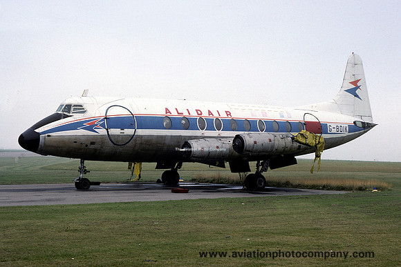 Ex Alidair Vickers Viscount G-BDIK at East Midlands (1977)