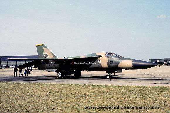 USAF 48 TFW 493 TFS General Dynamics F-111F Aardvark 70-2403/LN at RAF Lakenheath (1980)