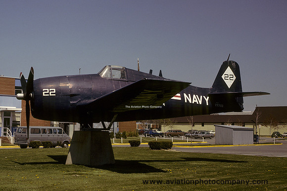 US Navy Grumman F6F Hellcat 77722 displayed at Andrews AFB (1979)