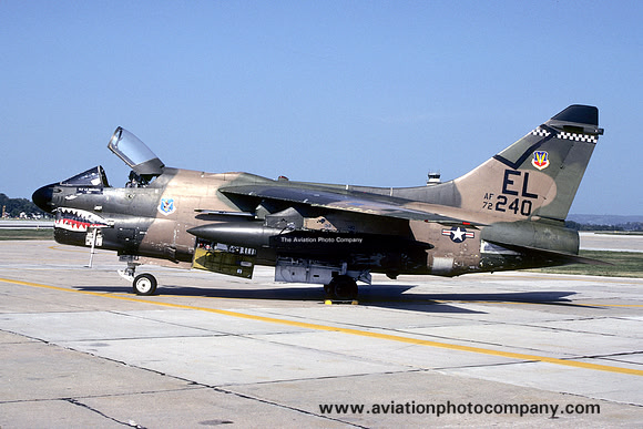 USAF 23 TFW 75 TFS LTV A-7D Corsair 72-0240/EL (1980)