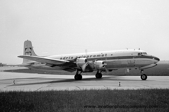 Adria Airways Douglas DC-6B YU-AFE (1967)
