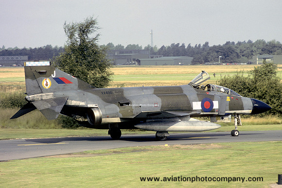 RAF 19 Squadron McDonnell F-4M Phantom FGR.2 XV496/J at RAF Wildenrath (1981)