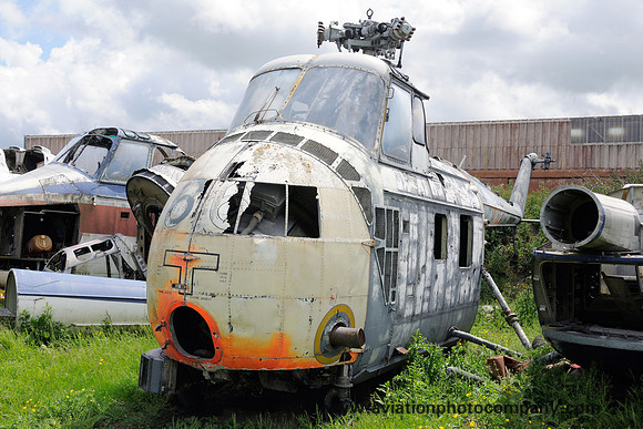 Royal Navy Westland Whirlwind HAS.7 XG596 at the Helicopter Museum Weston-super-Mare (2012)