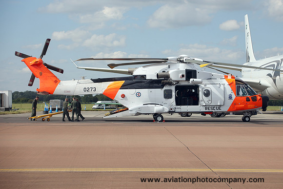 Norwegian Air Force 330 Skv Agusta Westland AW-101 0273 at RIAT Fairford (2024)