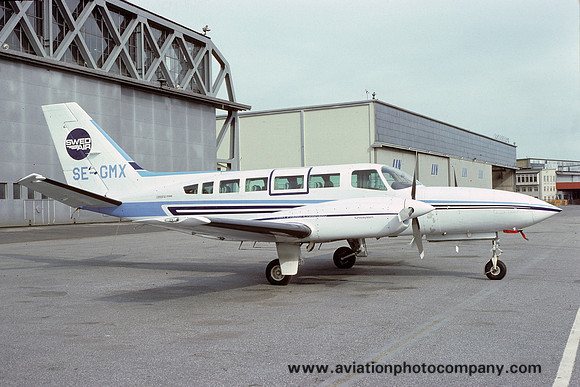 Swedair Cessna 404 SE-GMX (1977)