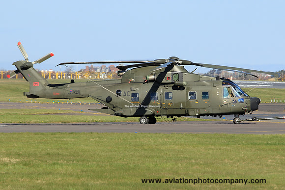 RAF 28 Squadron Westland Merlin HC.3 ZJ994/AC at Prestwick (2015)