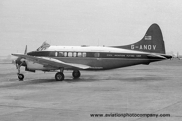 Civil Aviation Flying Unit De Havilland Dove 6 G-ANOV