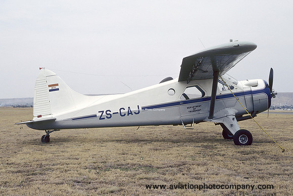 South African Department of Transport DHC-2 Beaver ZS-CAJ (1978)