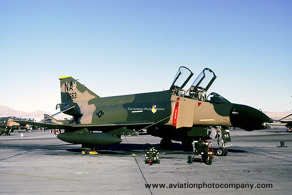 USAF 474 TFW 429 TFS McDonnell F-4D Phantom 66-7663/NA at Nellis AFB (1979)