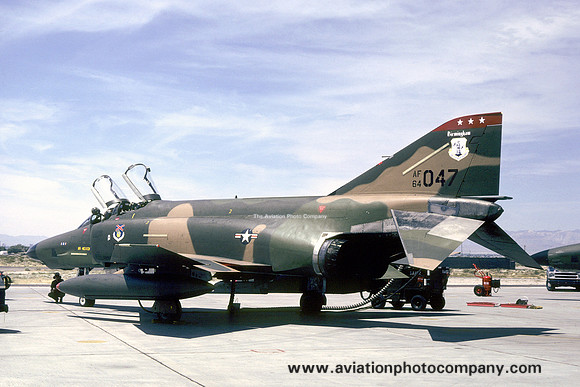 USAF Alabama ANG 160 TRS McDonnell RF-4C Phantom 64-1047 (1980)