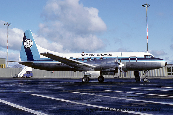 Nor Fly Charter Convair 580 LN-BWN (1982)