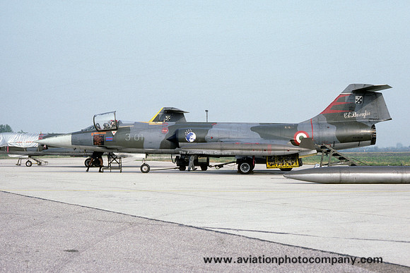 Italian Air Force 3 Stormo Lockheed F-104G Starfighter MM6529/3-01 (1986)